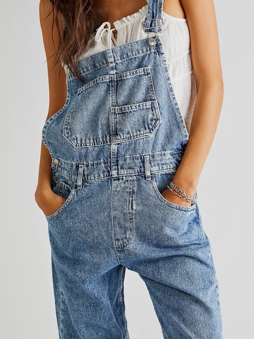 Free People We The Free Ziggy Denim Overalls